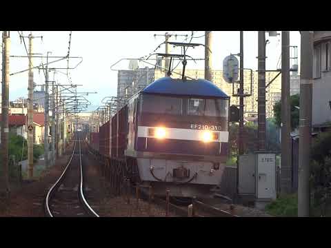 EF210-310牽引貨物列車　土山～魚住間にて2