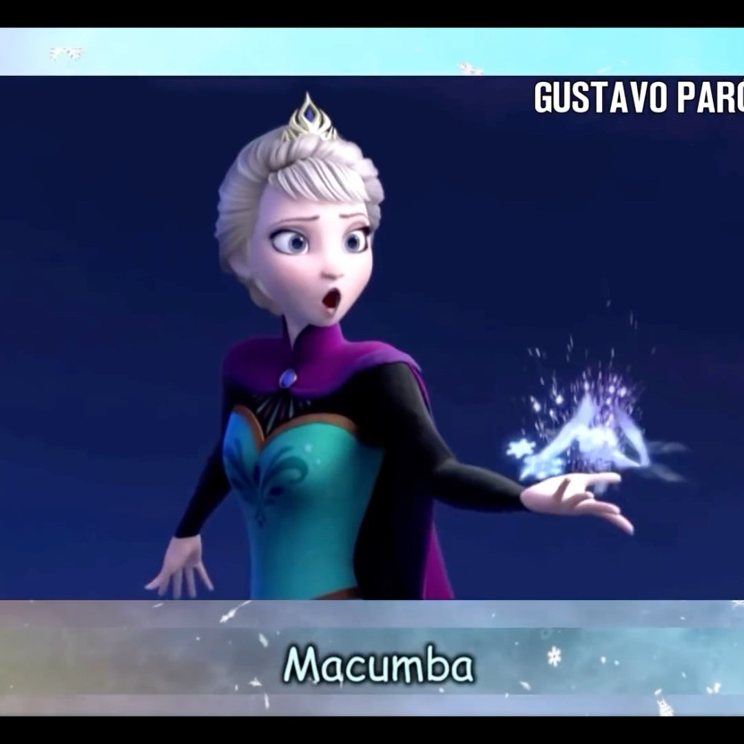 ELSA LANÇA A MACUMBA SARAVÁ #shorts #frozen