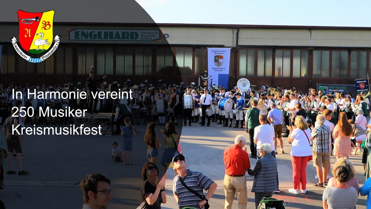 In Harmonie vereint | 250 Musikerinnen und Musiker | Ammerthaler Blaskapelle | Kreismusikfest