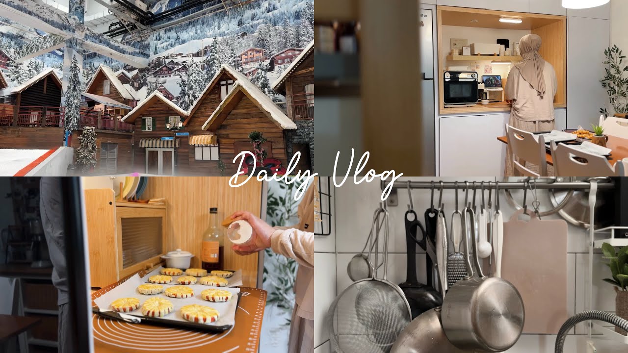 Agar Stainless Pan Terlihat Seperti Baru || Main Salju Disaat Panas Terik || Camilan Puff Pastry