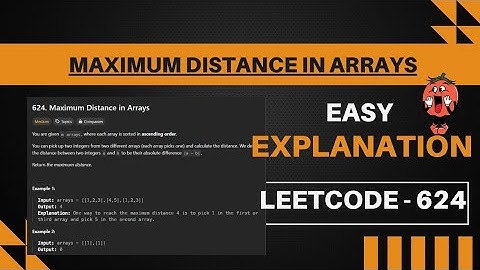 624. Maximum Distance in Arrays || Leetcode 624 || Java || Hindi || code Wizard
