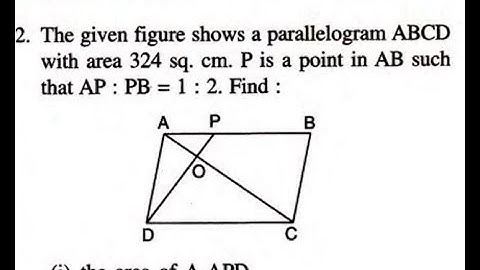 ex 16C Q2 Class 9 SELINA Solutions Maths Chapter 16 Area Theorems chapter 16 concise mathematics