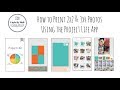 How to Make 2x2 & 3x4 Photos for  Pocket Page Scrapbooking Using the Project Life App