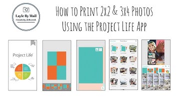 How to Print 2x2 & 3x4 Photos for Pocket Page Scrapbooking Using the Project Life App