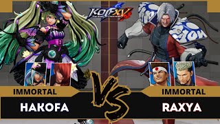 KOFXV🕹️HAKOFA (Iori\/Isla\/Sylvie) vs RAXYA (Joe\/Rugal\/Goenitz)🕹️Replay Match - 27\/05\/24