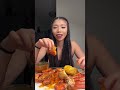 The messiest Mukbang: SPOILING the Ash Trevino &amp; Santos Tea! 🦀🤫 #shorts #food #SpicyFood