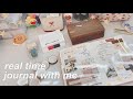 real time journal with me ☕️ | shuen