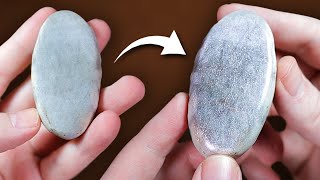 Cómo PULIR PIEDRA NATURAL (Muy fácil)✅ Mira cómo pulir mármol, granito, o cantos rodados a mano