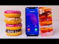 Purple iPhone 12 Donut Incoming Call