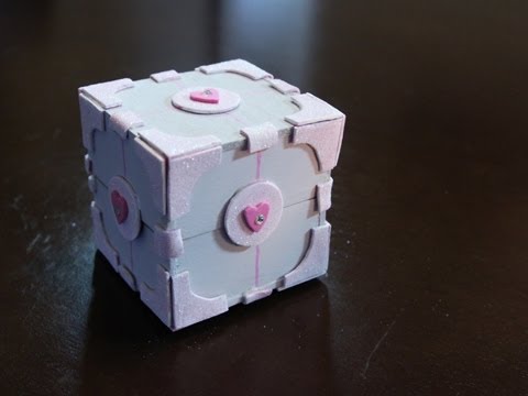 Companion Cube Box -DIY GG