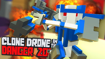 THE HAMMER CHALLENGE - Clone Drone in the Danger Zone Update Gameplay