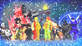 [KOF Mugen] [Especial de Navidad] [Nuevo Stage] Christmas Team vs Christmas Team
