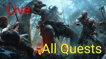 God of war Ragnarok PS5 gameplay | Livestream All Quests #live #gaming #gameplay