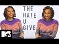 Amandla Stenberg Reveals Deleted KJ Apa Makeout Scene | The Hate U Give | MTV Movies