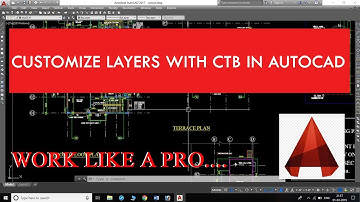 CUSTOMIZE LAYERS WITH CTB IN AUTOCAD