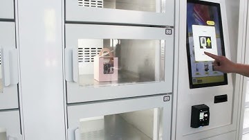 Touch Screen Farm Atm Business Self Smart Packed Egg Refrigerated Vending Locker