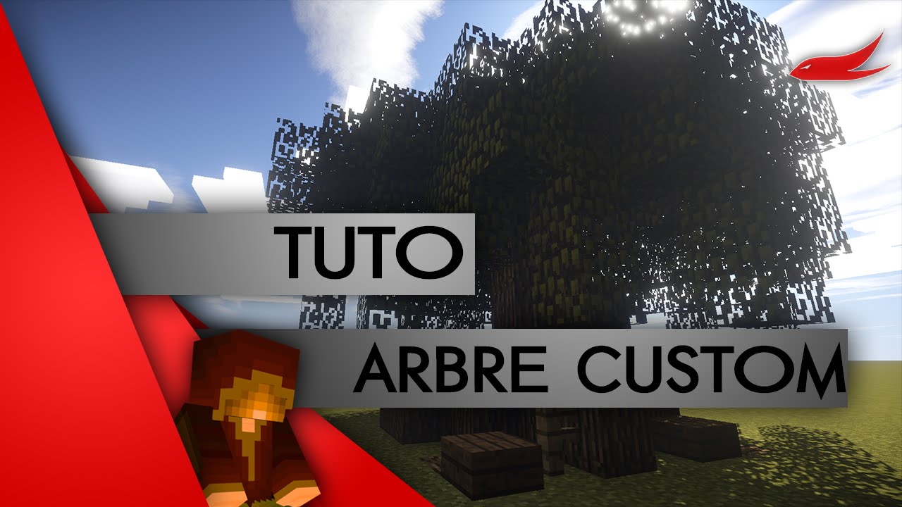 Minecraft - Tuto construction - Les arbres customs - YouTube