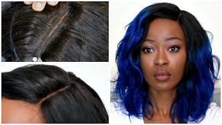 Too Broke For A Lace Closure? FAKE IT! Affordable $60 Wig Tutorial | Wiggins Hair on Amazon