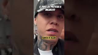Santa Fe Klan le dará las prótesis a miguelito #santafeklan #rap #santafe #santafeklan473 #mexico