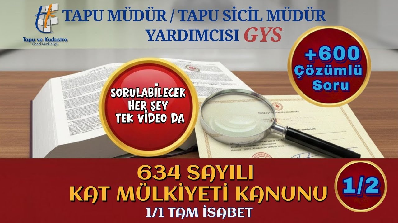 634 Sayılı Kat Mülkiyeti Kanunu