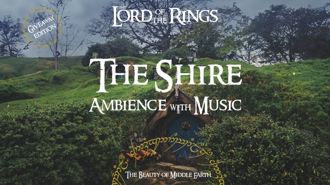 Lord Of The Rings | The Shire | Ambience & Music | 3 Hours | Studying, Relaxing, Sleeping, Giveaway Lord Of The Rings | The Shire | Ambience & Music | 3 Hours | Studying, Relaxing, Sleeping, Giveaway