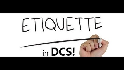 DCS |  Multiplayer Etiquette!  Fox 3 Managed Solutions