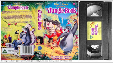 Thumbnail of The Jungle Book 1967 film (28th October 1993) UK VHS
