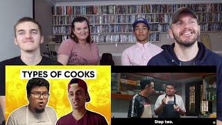 Jordindian | Types Of Cooks REACTION!