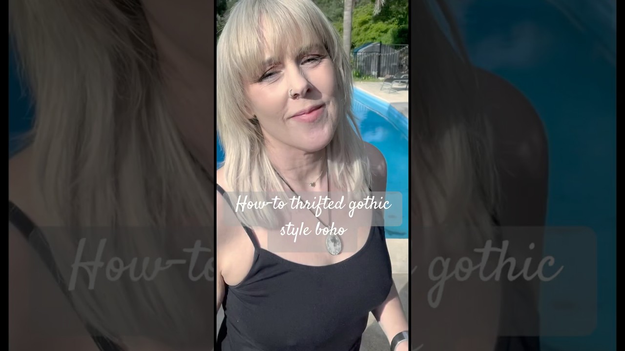 How-to thrifted gothic style boho 