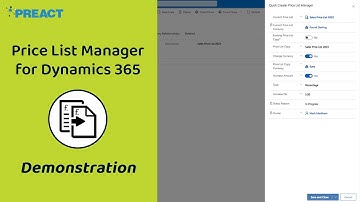 How To Quickly Update Dynamics 365 Sales Price Lists | Price List Manager