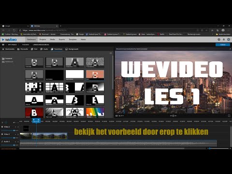 WeVideo Les 1 - Inloggen en basiskennis