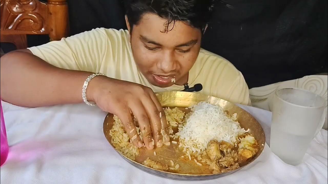 spicy chicken cosa 🤤🤤🤤🤤 Rahul . eating show YouTube