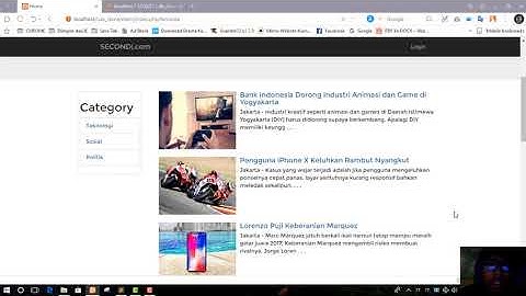 [WEB SERVICE] - DEMOSTRASI HASIL WEB BERITA MENGGUNAKAN RESTful API DAN CURL