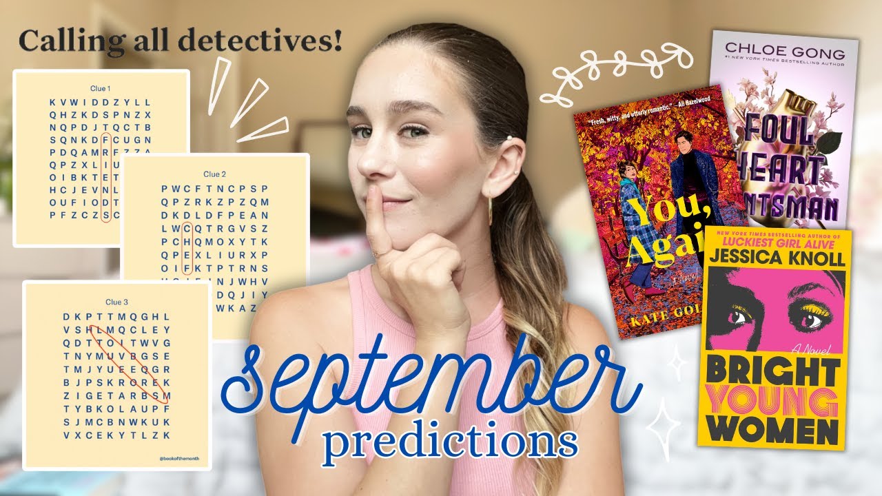 book of the month predictions september 2023 word searches &