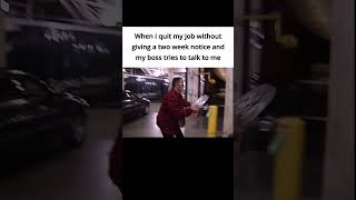 Pov: You finally quit that toxic job! 😭
