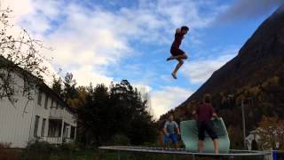 Trampoline fail triple cody