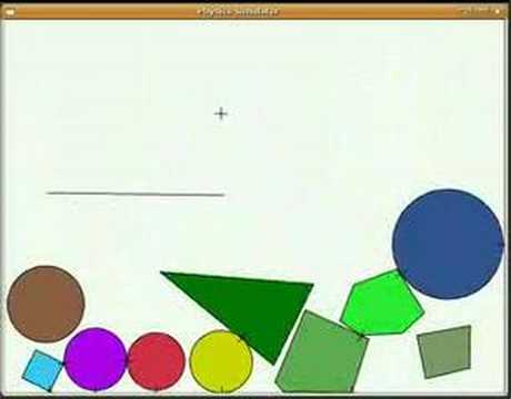 2D rigid body physics engine