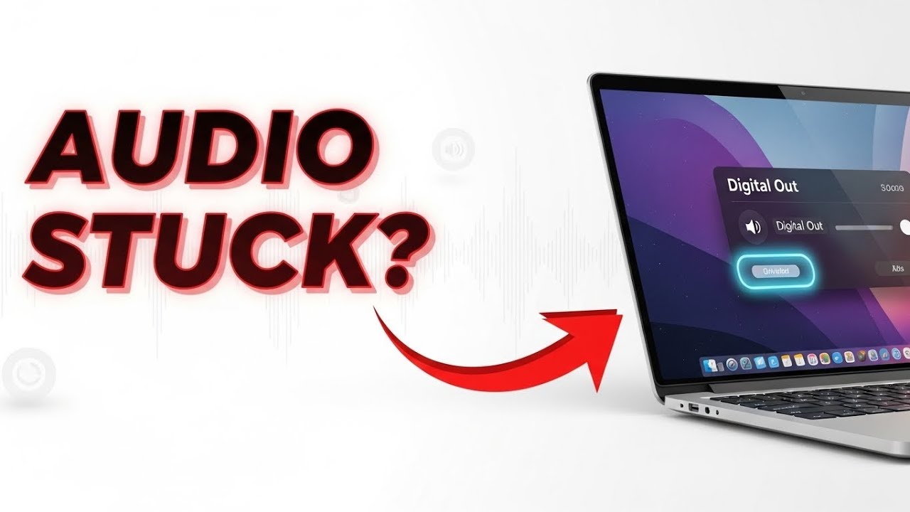 Звук на MacBook Pro завис на цифровом выходе