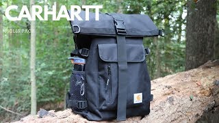 Inpakken Aankoop schotel Carhartt Philis Backpack Rugged Roll-top Working Man's Everyday Carry (EDC)  - YouTube