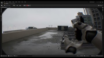 procedural Gun recoil Animation | UE5 | FPS test