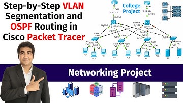 Networking Project | Step-by-Step VLAN Segmentation and OSPF Routing in Cisco Packet Tracer