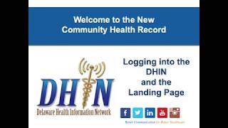 DHIN Community Health Record: How to Log In screenshot 5
