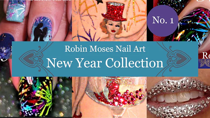 New Year's Nail Art Design Collection No. 1