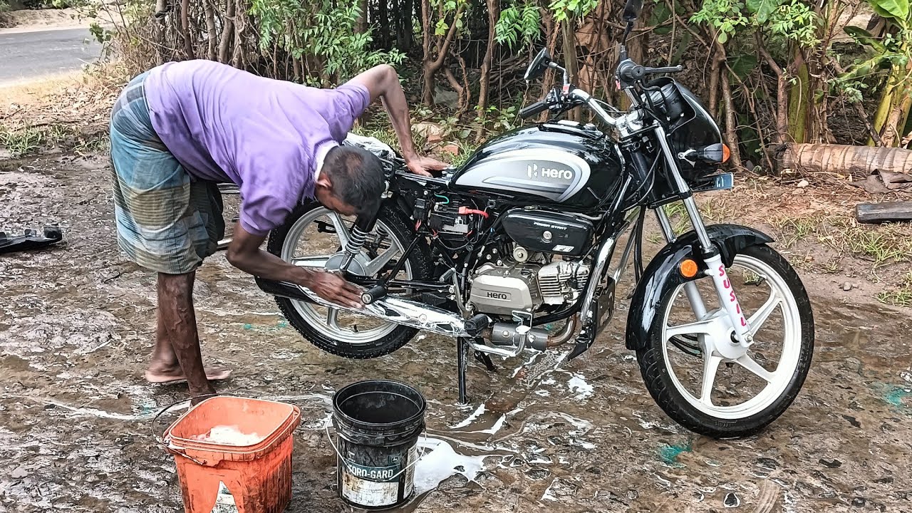 Splendor bike water service Best water service center Vedaraniyam