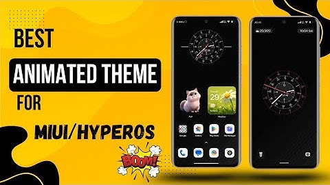 🔥 Best Animated Theme for MIUI / HyperOS 2025 | Stunning LockScreen & Wallpapers #miuithemes