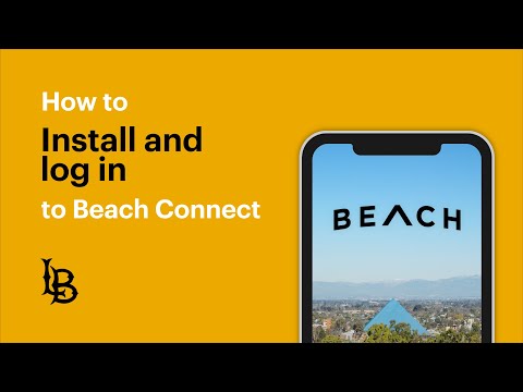 How to Install and Log In to Beach Connect