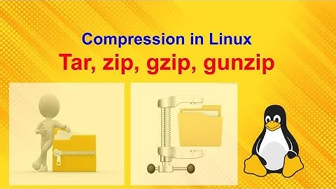 Compression in Linux Zip tar gzip gunzip