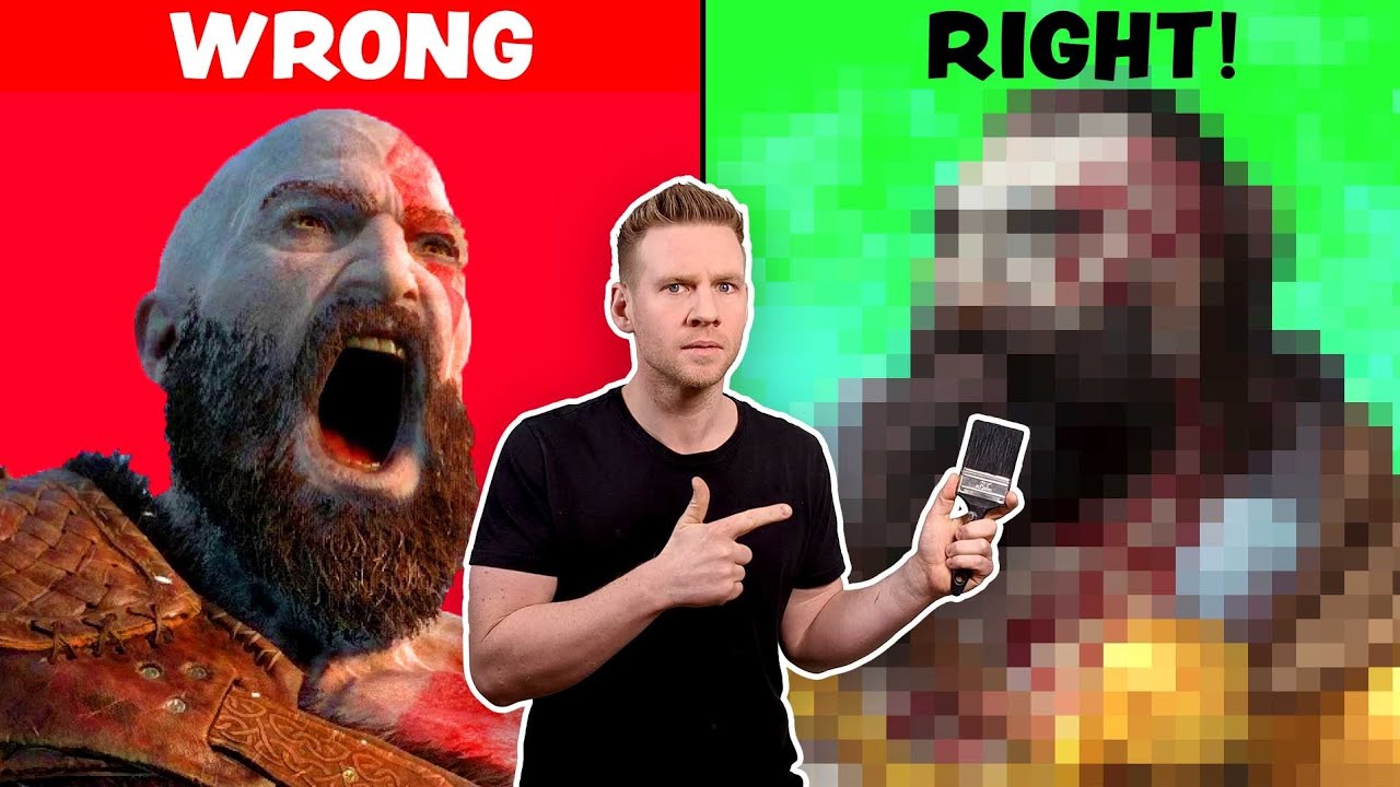 Рисовать игровых персонажей ТОЛЬКО по их описаниям...