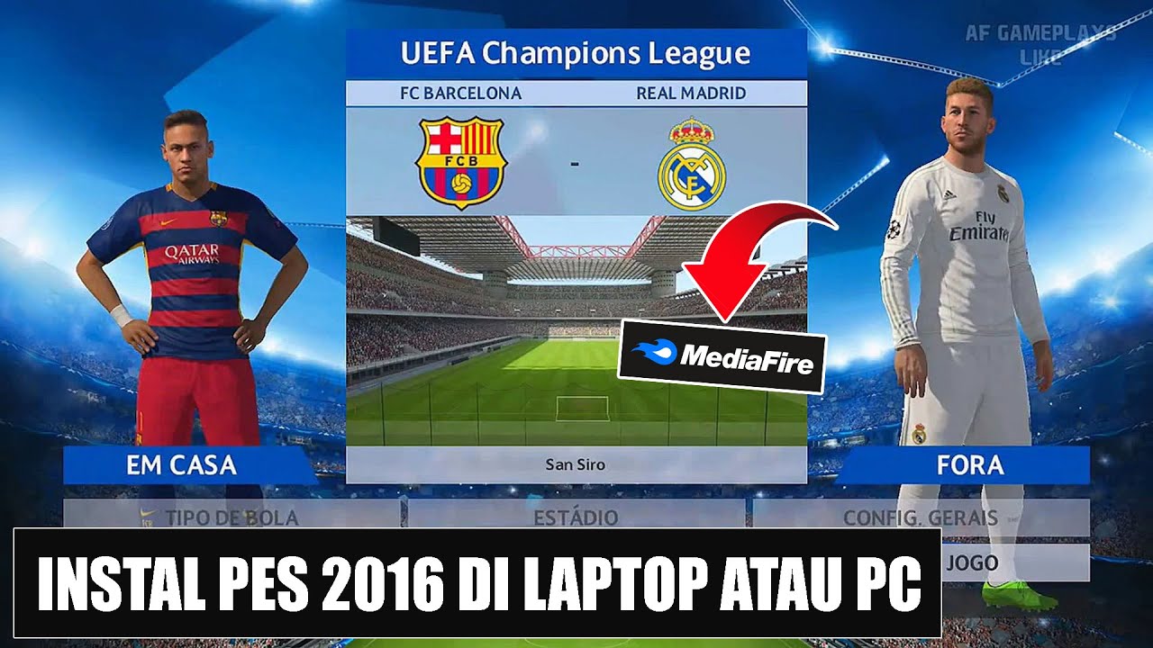 LENGKAP ! CARA INSTAL GAME PES 2016 DI LAPTOP ATAU