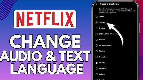 How To Change Language In Audio and Text Subtitle On Netflix | Full Guide 2025